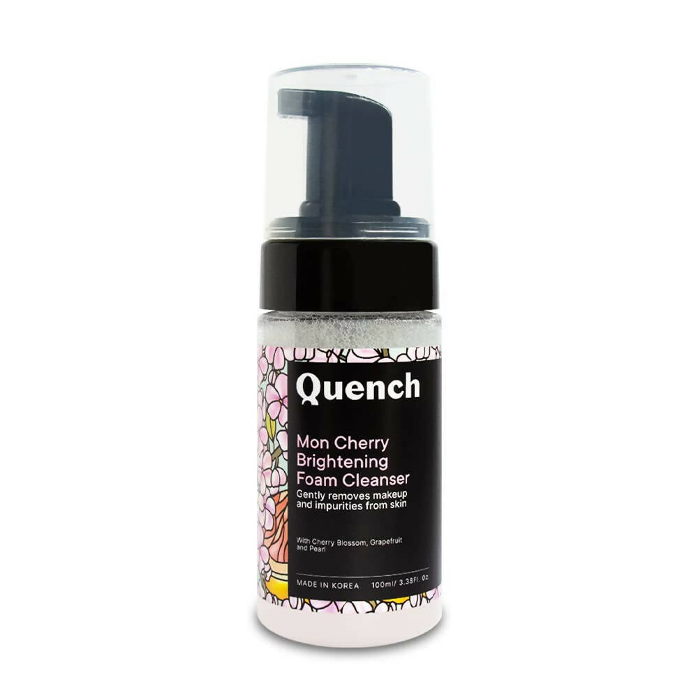Quench Botanics Mon Cherry Brightening Foam Cleanser - Korean Skincare | Swadesiicart