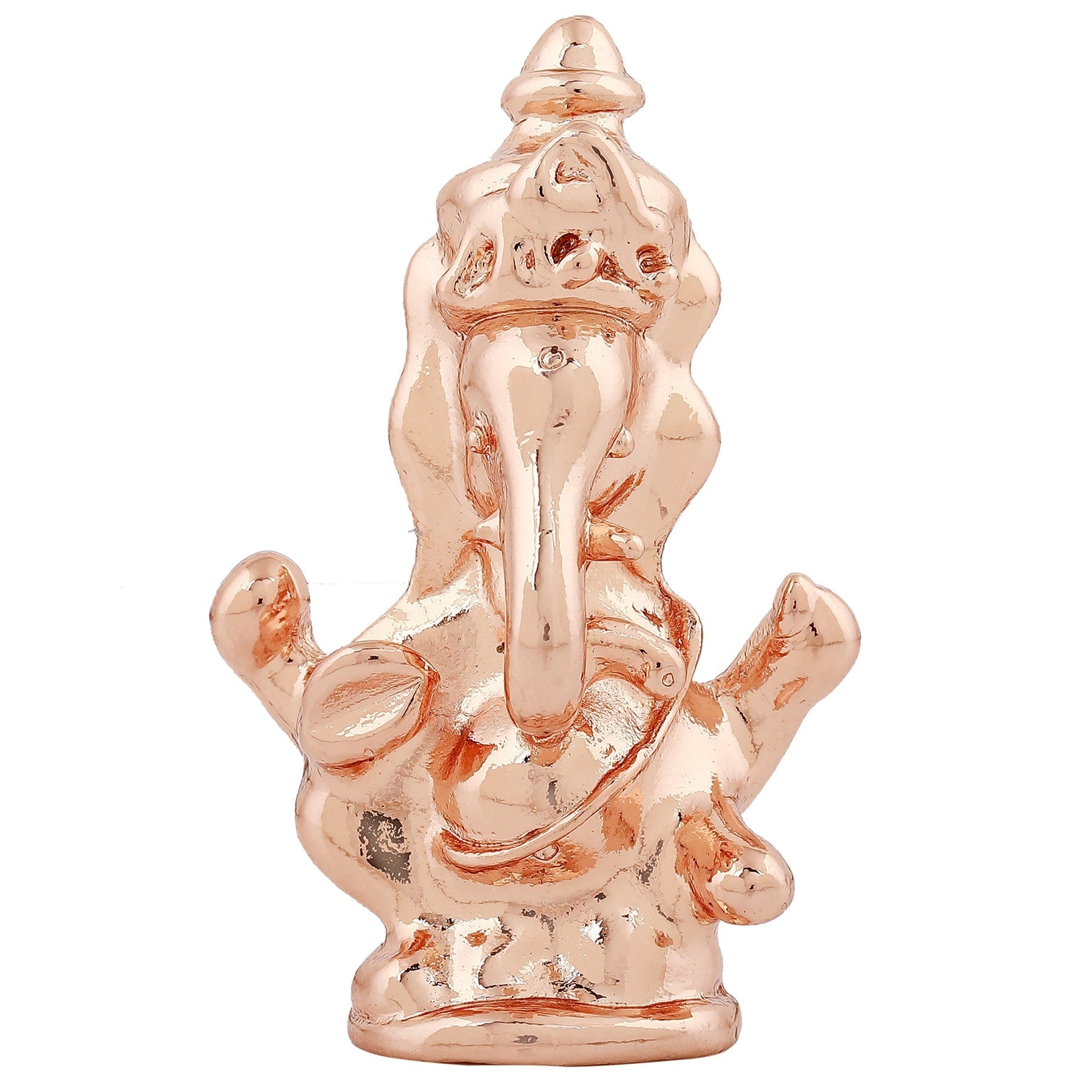 Estele Pink/Rose Gold-Polished Spiritual Lord Ganesha Idol for Gifts & HouseWarming/Home/Office Decors - Swadesiicart