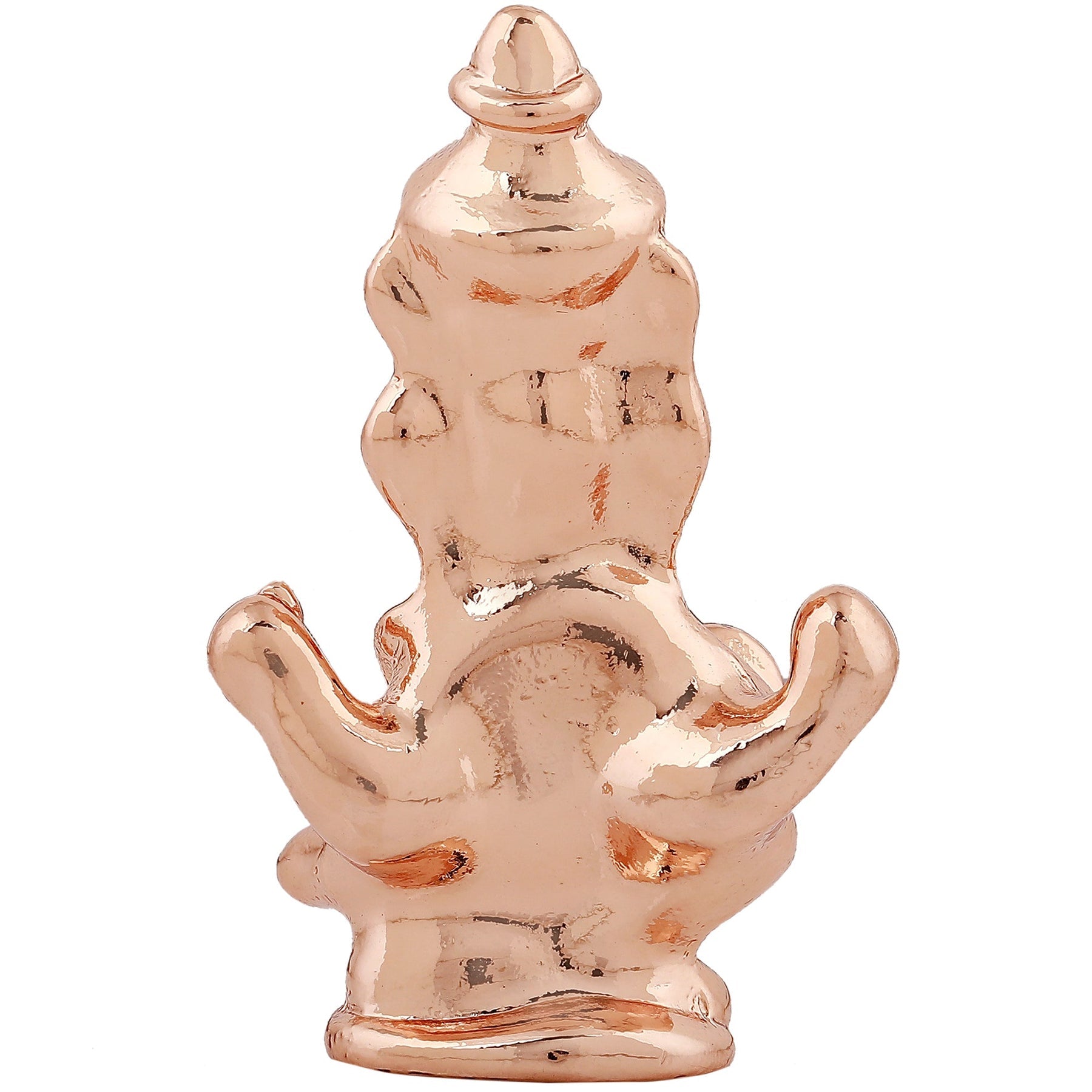 Estele Pink/Rose Gold-Polished Spiritual Lord Ganesha Idol for Gifts & HouseWarming/Home/Office Decors - Swadesiicart