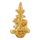 Estele Gold-Polished Spiritual Lord Divine Ganesha Idol for Gifts & HouseWarming/Home/Office Decors - Swadesiicart