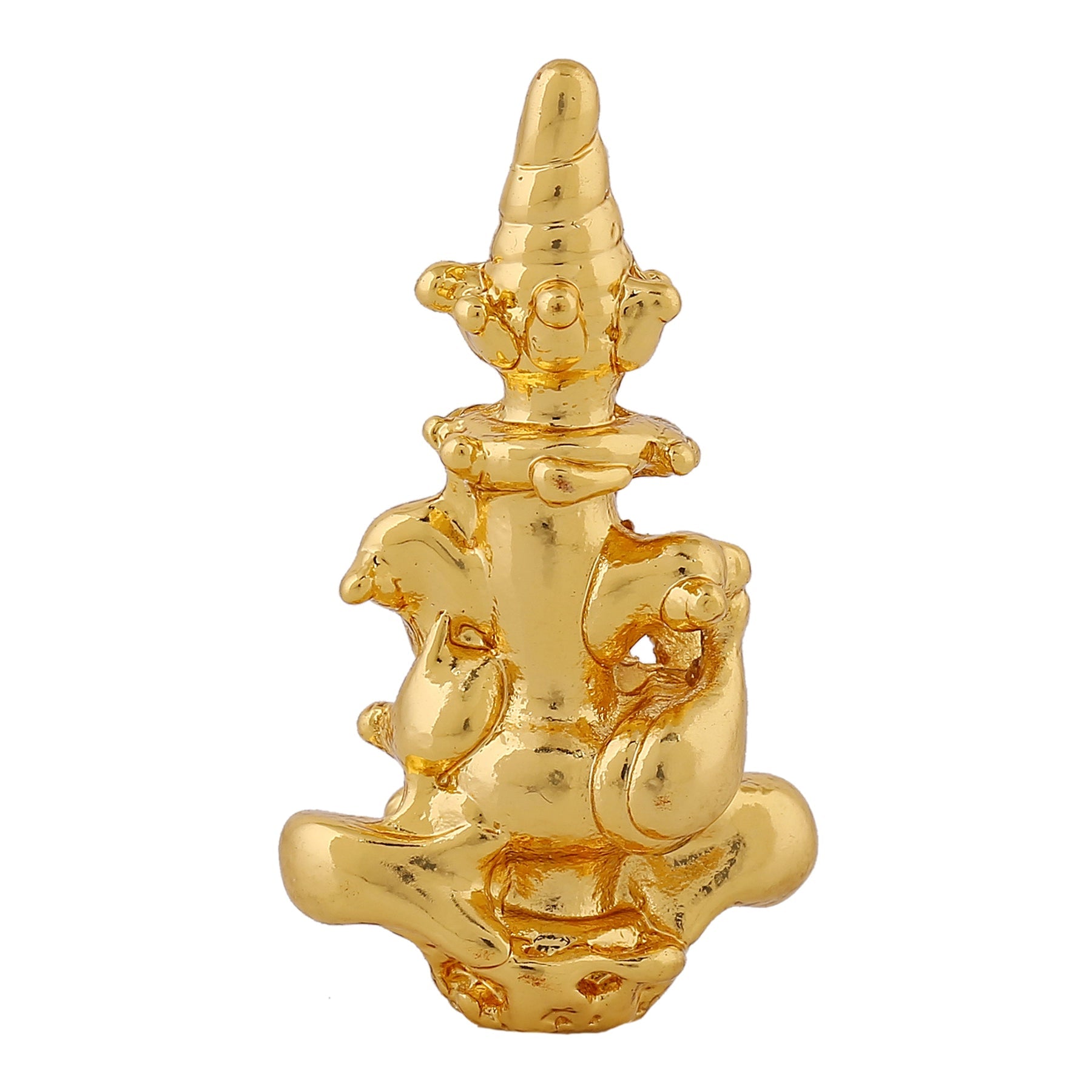 Estele Gold-Polished Spiritual Lord Divine Ganesha Idol for Gifts & HouseWarming/Home/Office Decors - Swadesiicart