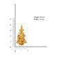 Estele Gold-Polished Spiritual Lord Divine Ganesha Idol for Gifts & HouseWarming/Home/Office Decors - Swadesiicart