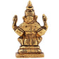 Estele Gold-Polished God of Wisdom Lord Ganesha Idol for Home/Office Decors - Swadesiicart