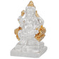 Estele Gold-Polished God of beginnings Lord Ganesha Idol for Gifts & HouseWarming/Home/Office Decors - Swadesiicart