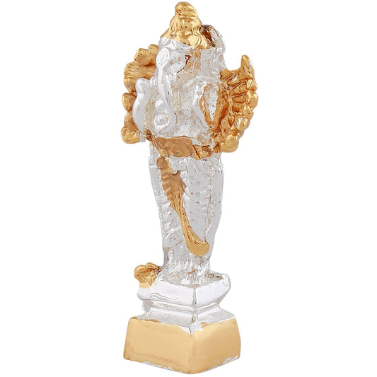 Estele Gold-Polished Spiritual Lord Standing Ganesha Idol for Gifts & HouseWarming/Home/Office Decors - Swadesiicart