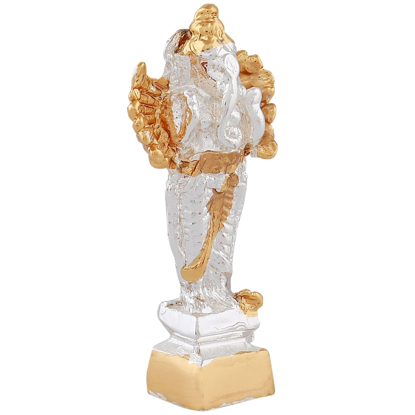 Estele Gold-Polished Spiritual Lord Standing Ganesha Idol for Gifts & HouseWarming/Home/Office Decors - Swadesiicart