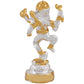 Estele Gold-Polished Spiritual Lord Ganesh Idol with standing position for Gifts & HouseWarming/Home/Office Decors - Swadesiicart