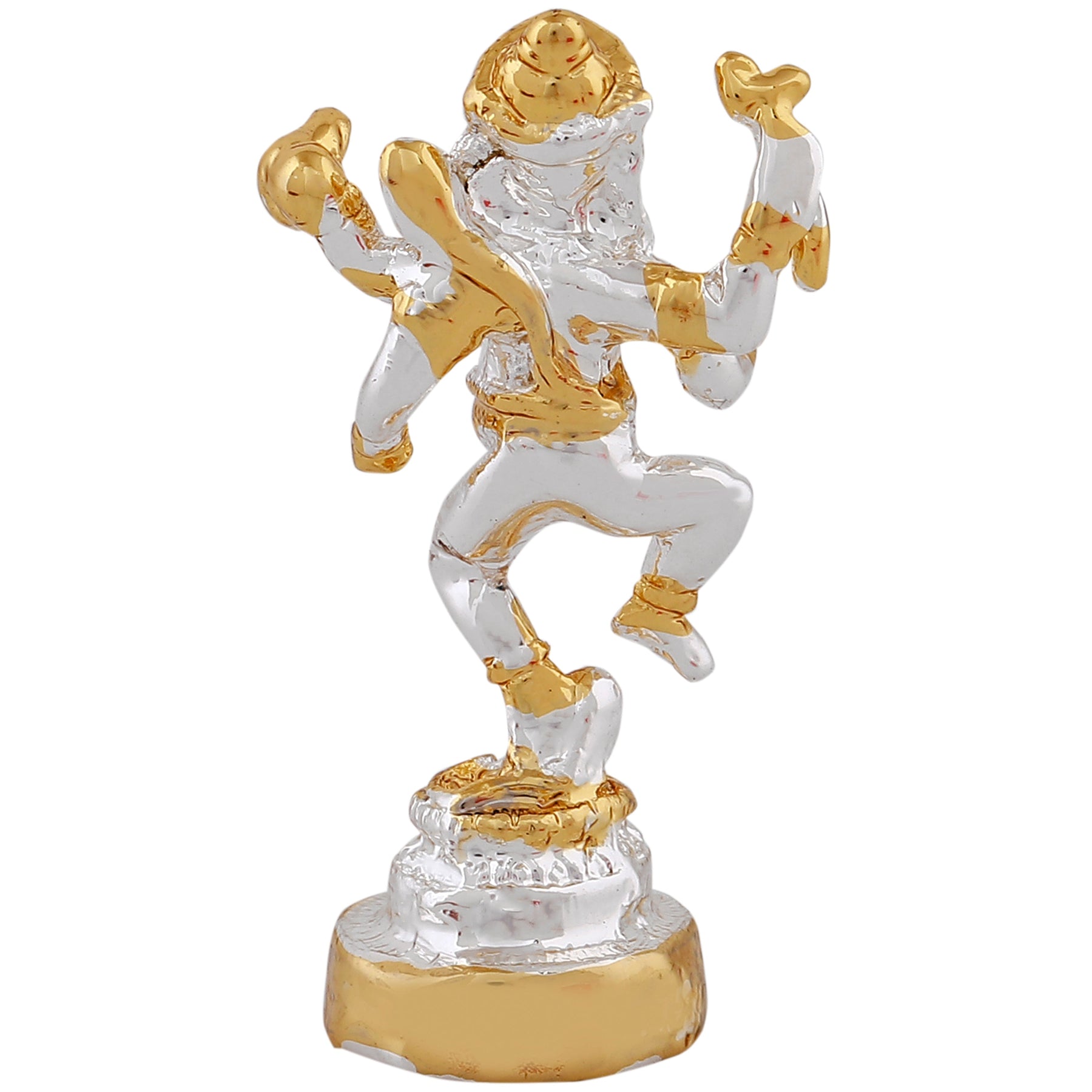Estele Gold-Polished Spiritual Lord Ganesh Idol with standing position for Gifts & HouseWarming/Home/Office Decors - Swadesiicart