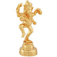 Estele Gold-Polished God of beginnings Lord Ganesha Idol with stand on one leg for Home/Office Decors - Swadesiicart