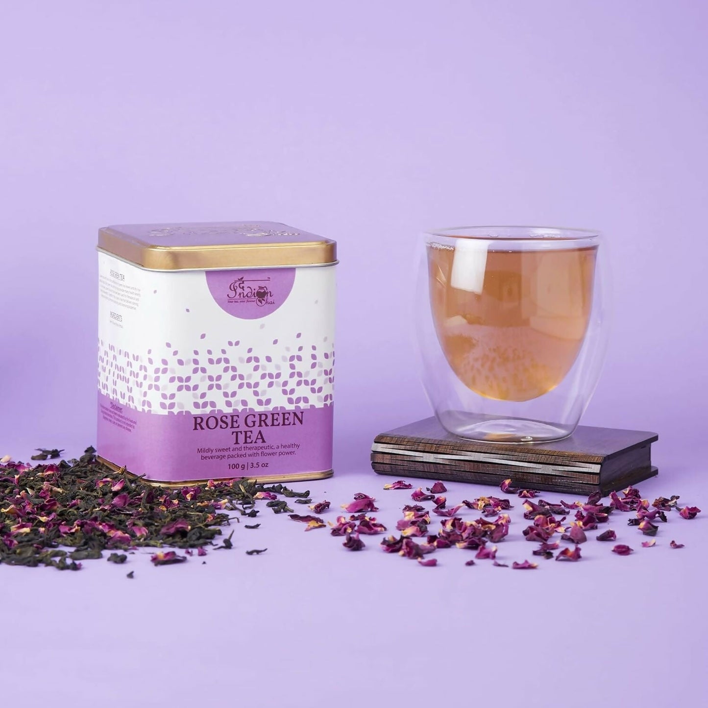 The Indian Chai - Rose Green Tea | Swadesiicart