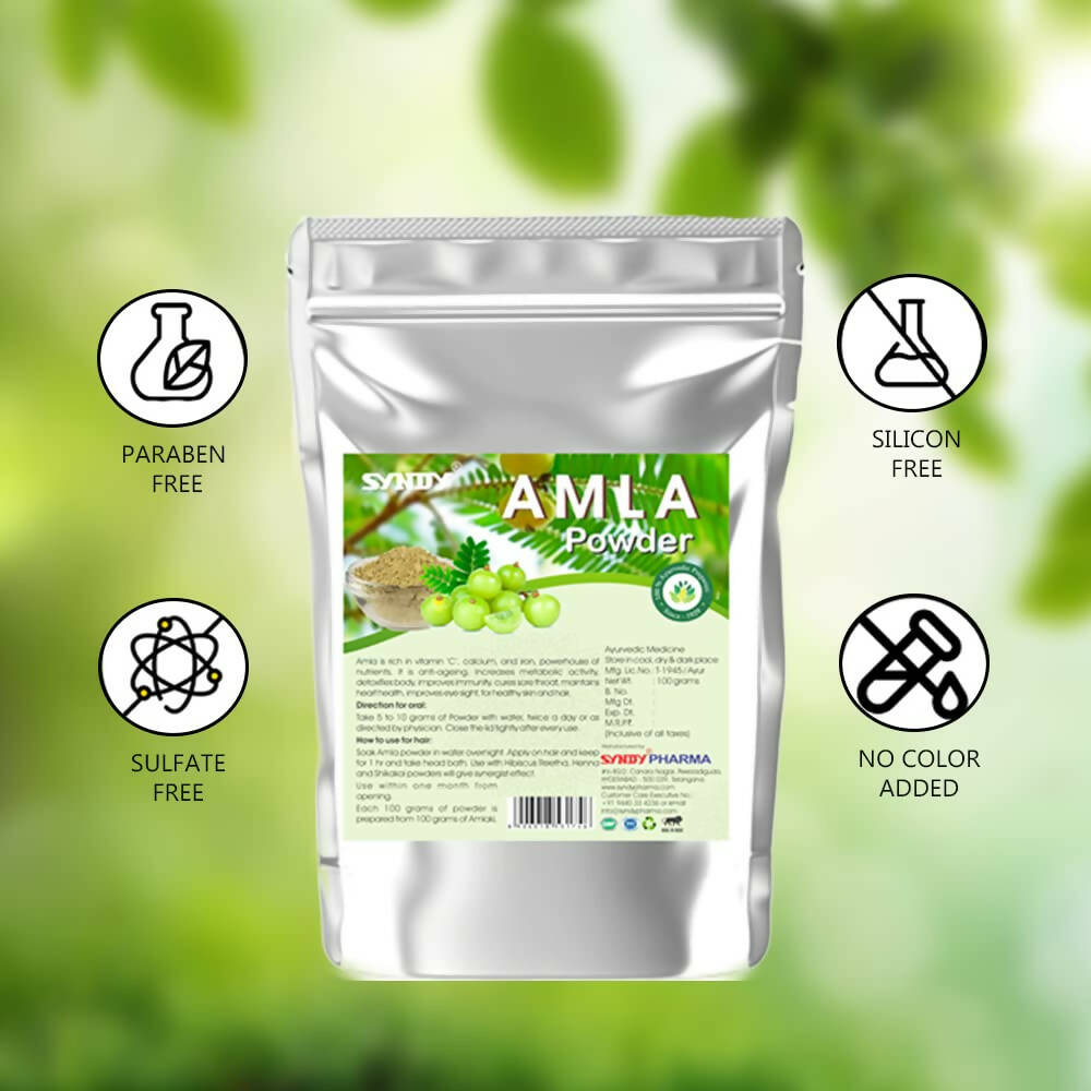 Syndy Pharma Amla Powder (Indian Gooseberry) | Swadesiicart