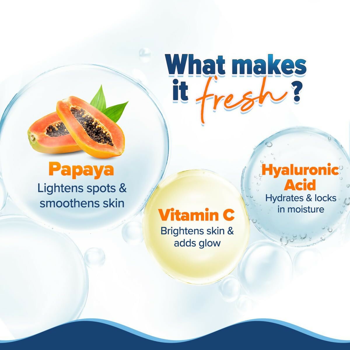 Aqualogica Glow+ Hydra Gel Moisturizer with Vitamin C & Papaya, Non Sticky & Quick Absorbing for Glowing Skin - Swadesiicart