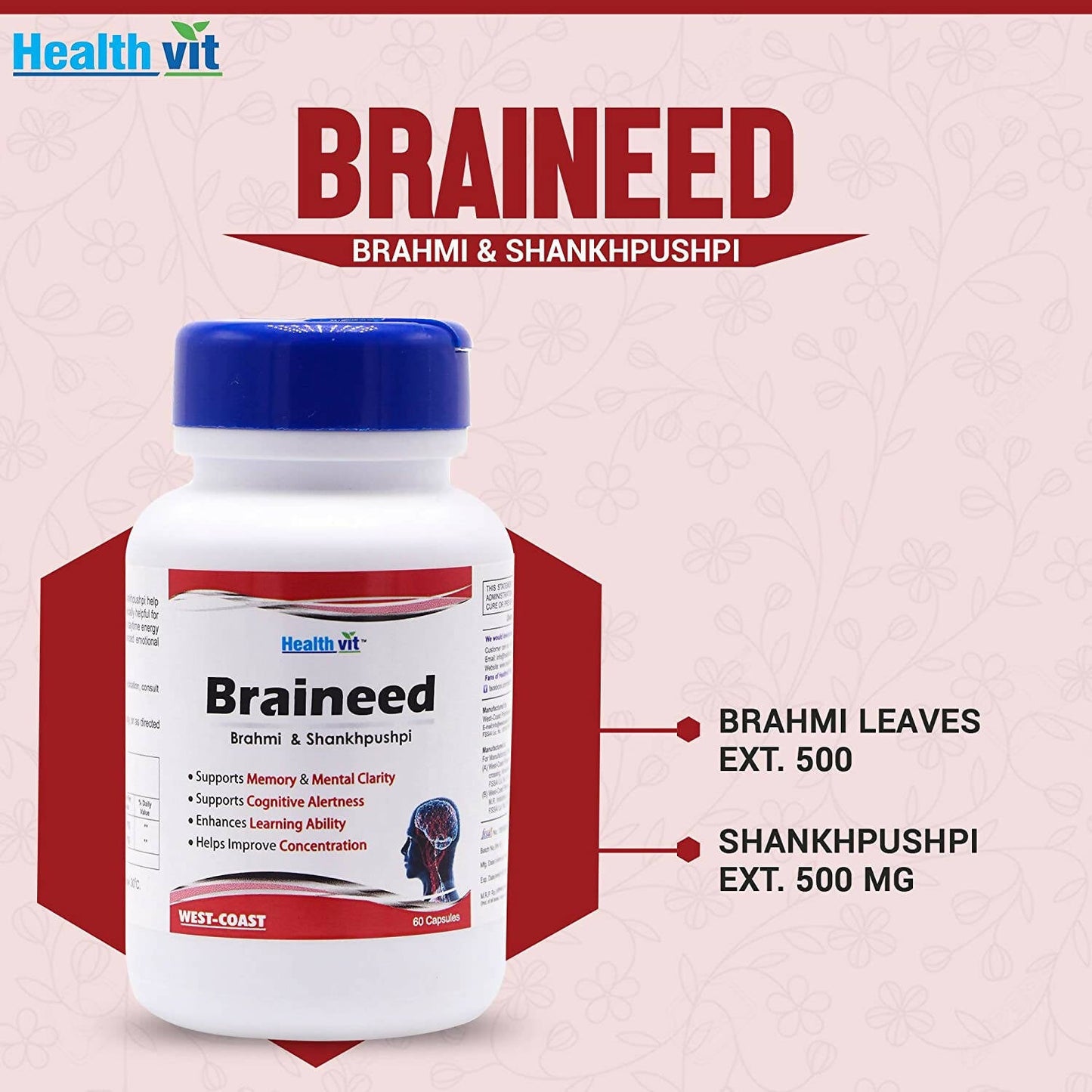 Healthvit Braineed Capsules - Swadesiicart