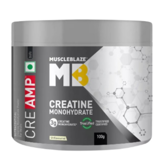 MuscleBlaze Creatine Monohydrate Creamp Unflavored | Swadesiicart