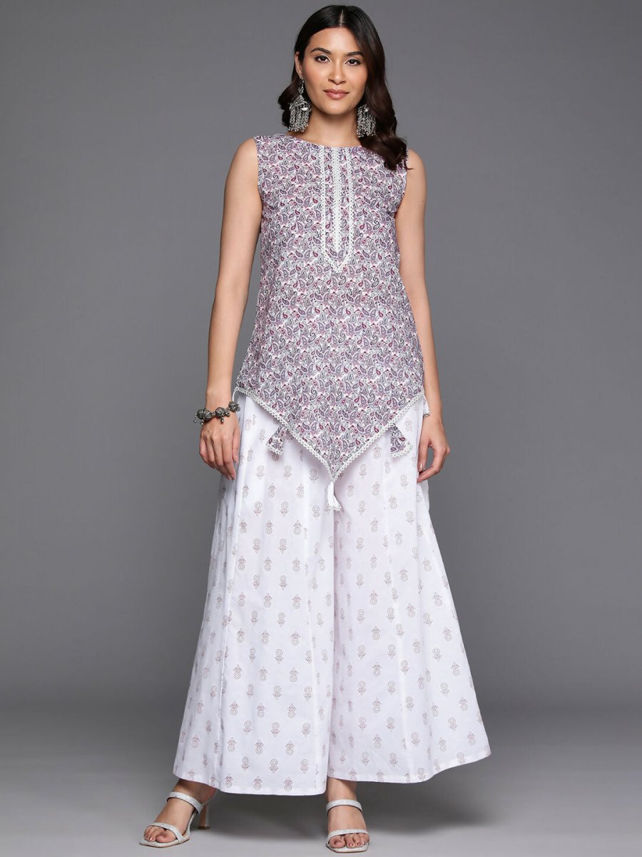 Ahalyaa Women's Traditional Wear Co-ods - Maroon - Swadesiicart