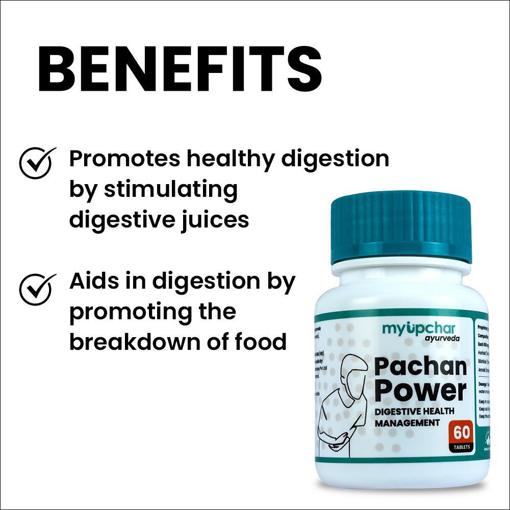 myUpchar Ayurveda Pachan Power Tablets - Swadesiicart