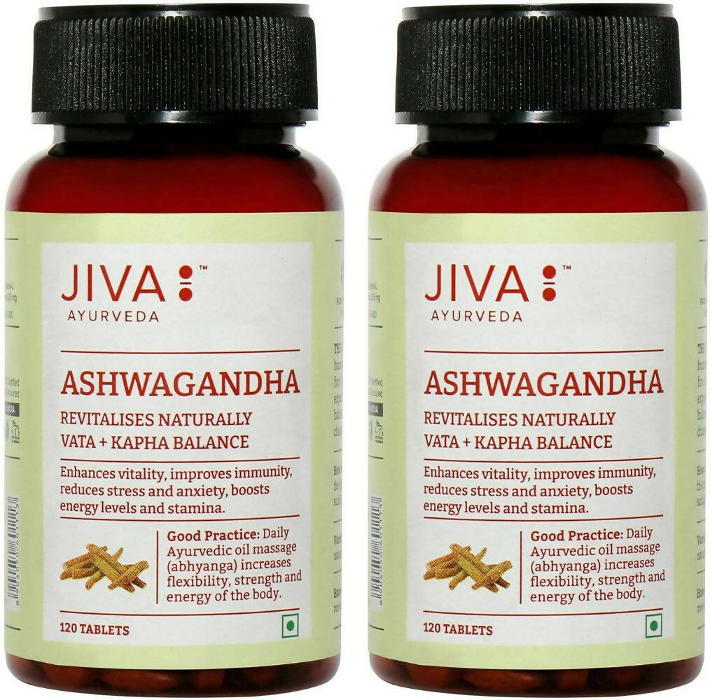 Jiva Ayurveda Ashwagandha Tablets - Swadesiicart