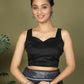 Shree Shyam Fashion Cotton Black Saree