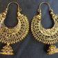 Gold-Polished Alloy Golden Round Hoop Style Earrings - The Pari - Swadesiicart