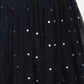 Ahalyaa Navy Blue Net Asymmetric Kids Top With Skirt For Girls | Swadesiicart