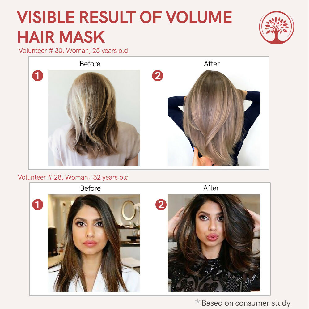 Ivory Natural Hair Volume Mask - Hair Volume And Length For Both Men & Women | Swadesiicart