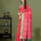 Lorenvalley Fashion Peach Patola Silk Woven Design Zari Meenakari Weaving Saree - Swadesiicart
