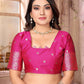 Joban Fashion Purple Banarasi Soft Silk Woven Saree | Swadesiicart