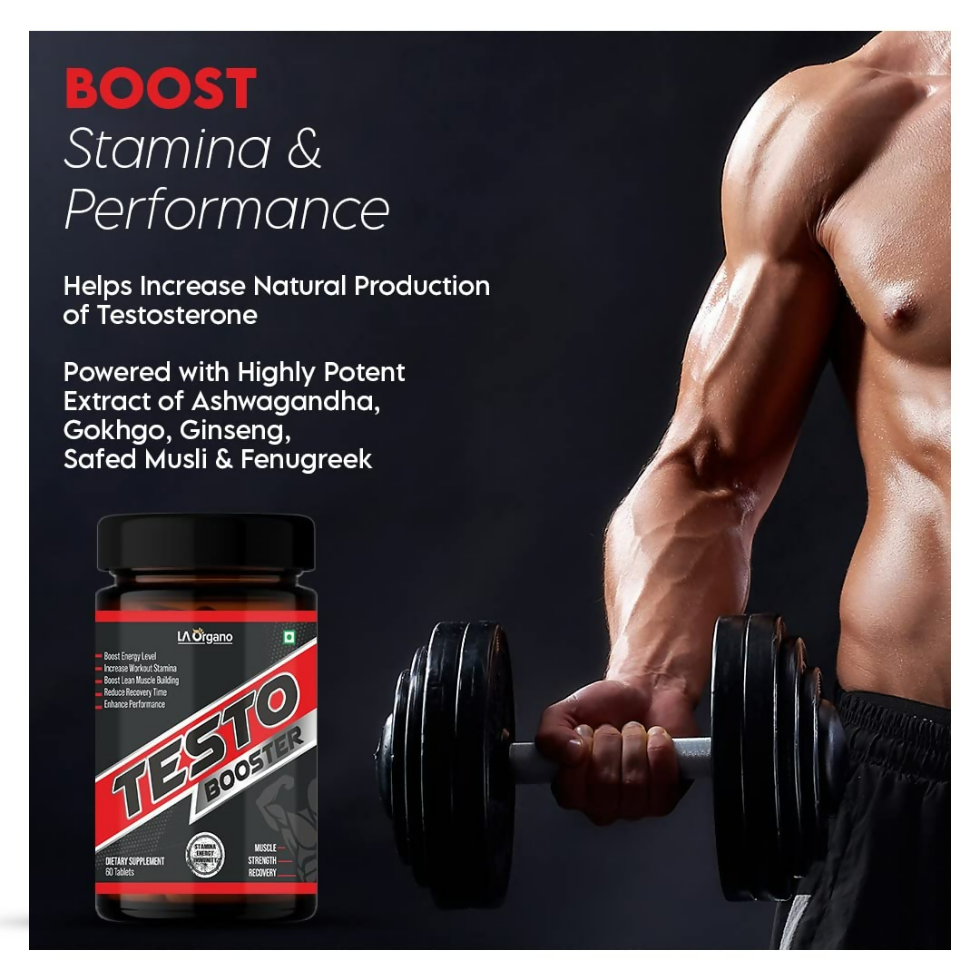 LA Organo Testo Booster Tablets | Swadesiicart