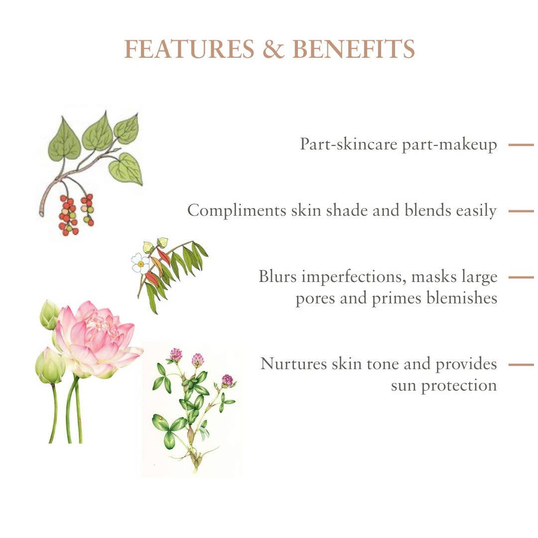 Just Herbs Enriched Skin Tint - 1 Ivory - Swadesiicart