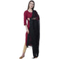 A R Silk Black Color Chandna Dupattas and Chunnis