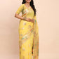 Shree Shyam Fashion Linen Cotton Yellow Saree