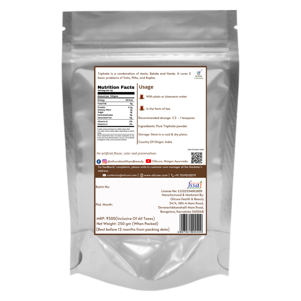 Nxtgen Ayurveda Triphala Powder Superior - Swadesiicart