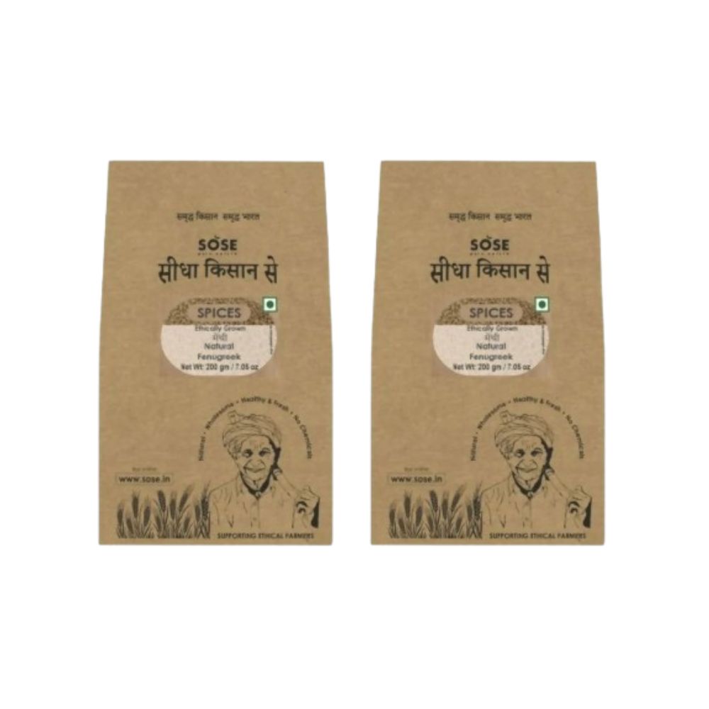 Gir Sidha Kisan Se Natural Fenugreek Seeds (Methi) | Swadesiicart