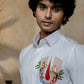 4Way White Chitra Srinivasa Shirt By Hilo Design | Swadesiicart