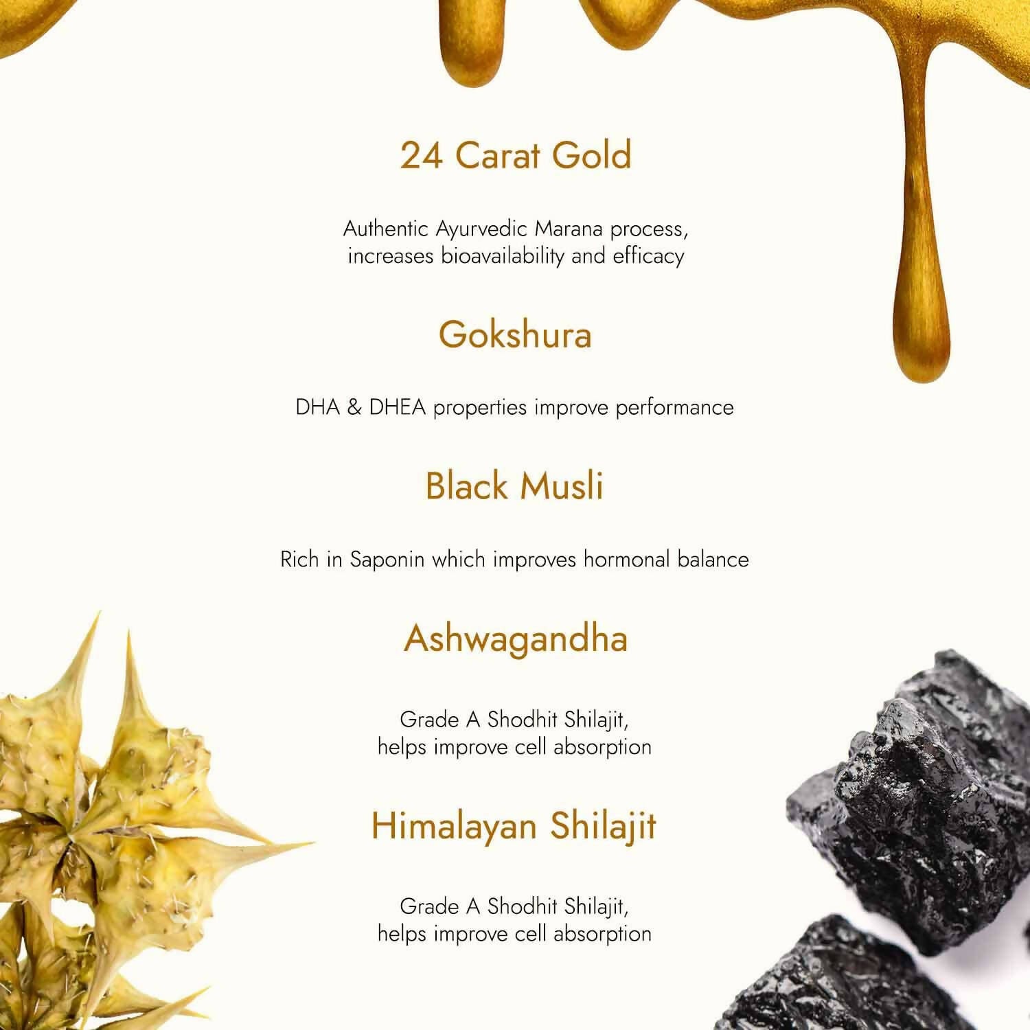 Kapiva Ayurveda Sj Gold Resin - Swadesiicart