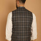 Even Apparels Pure Wool Nehru Jacket - Grey | Swadesiicart