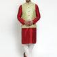 Jompers Men's Beautiful Green Embroidered Nehru Jacket | Swadesiicart