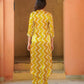 Aayaa Pure Muslin printed Kurti & Pant - Multi Color