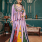 AI Fashion Lavender Poly Maska Silk Designer Navratri Lehenga Choli Collection