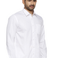 Ramraj Cotton Mens Full Sleeve White Shirt Plus Size - Classic Cotton | Swadesiicart