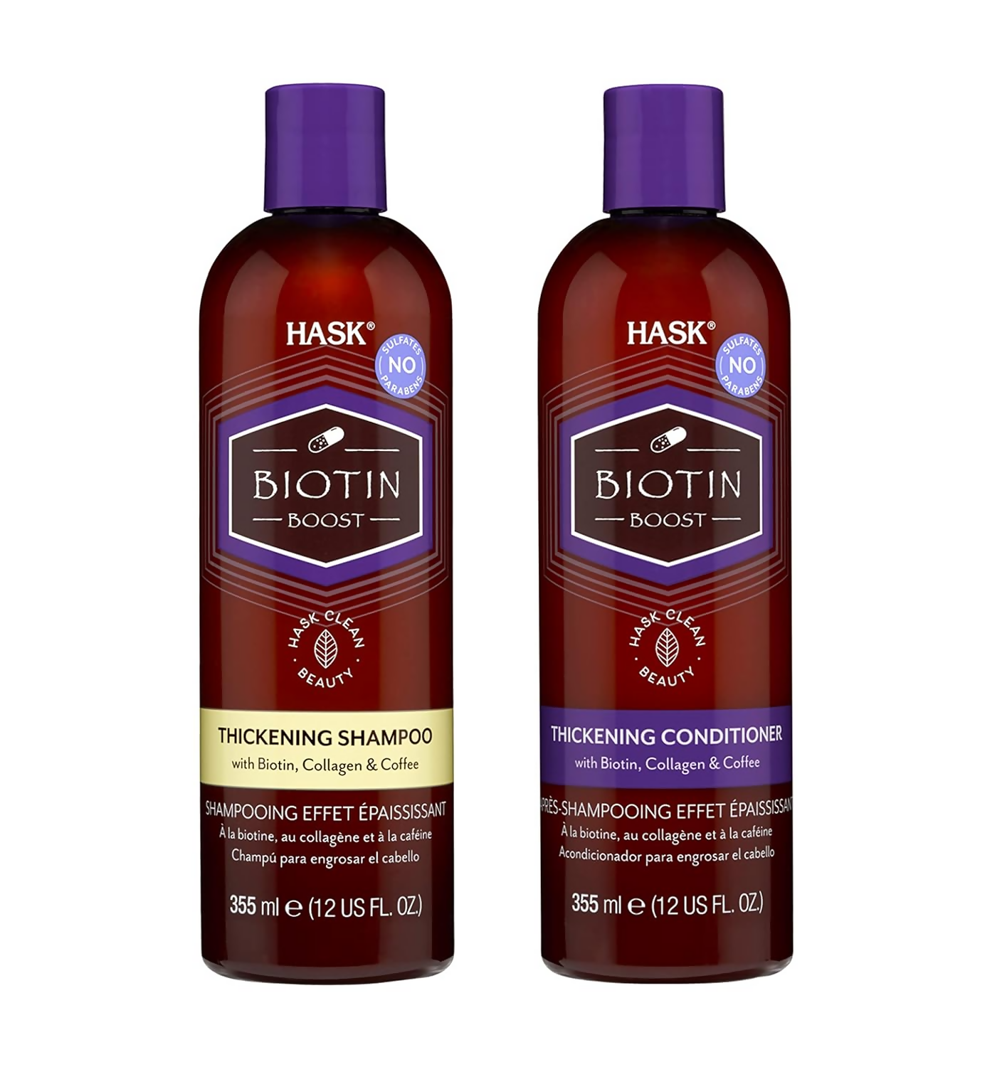 HASK Biotin Boost Thickening Shampoo & Conditioner | Swadesiicart