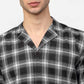 Jainish Men Black & White Checked Night suit | Swadesiicart