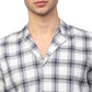 Jainish Men's White Checked Night Suits ( GNS 001White ) | Swadesiicart