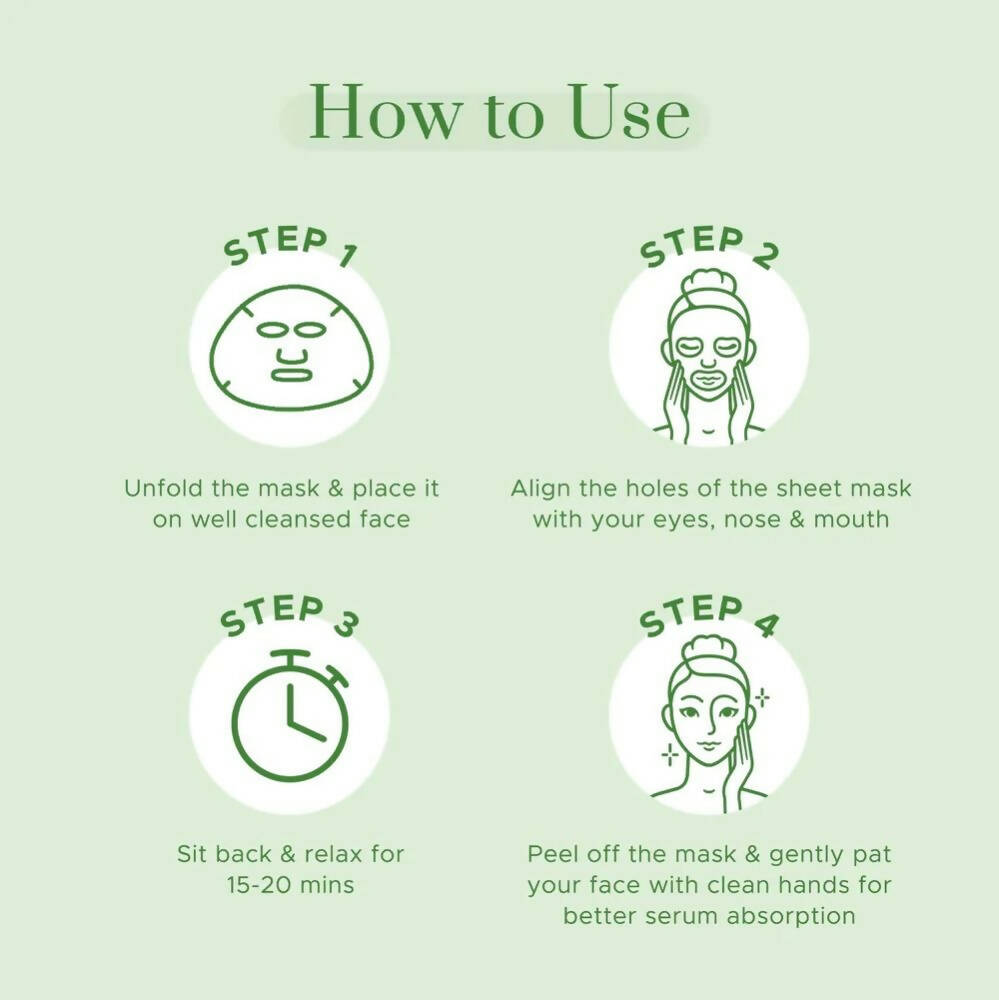 PureSense Nourishing Sheet Mask with Aloe Vera & Cucumber - Swadesiicart