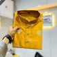 Neera Trendz Mustard Soft Parbon Silk Embroidered Men's Kurta Pyjama - Swadesiicart