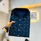 Neera Trendz Navy Blue Heavy Soft Silk Mirror Work Men's Kurta Pyjama - Swadesiicart