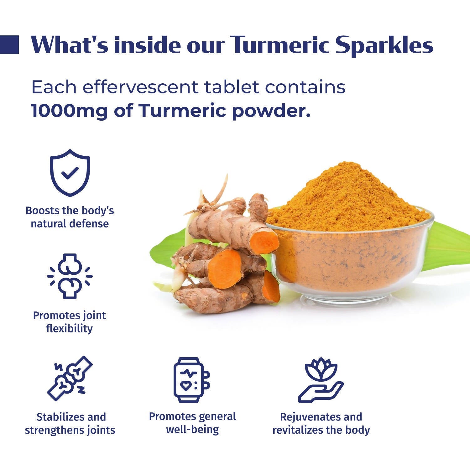 Kerala Ayurveda Turmeric Sparkles Tablets | Swadesiicart
