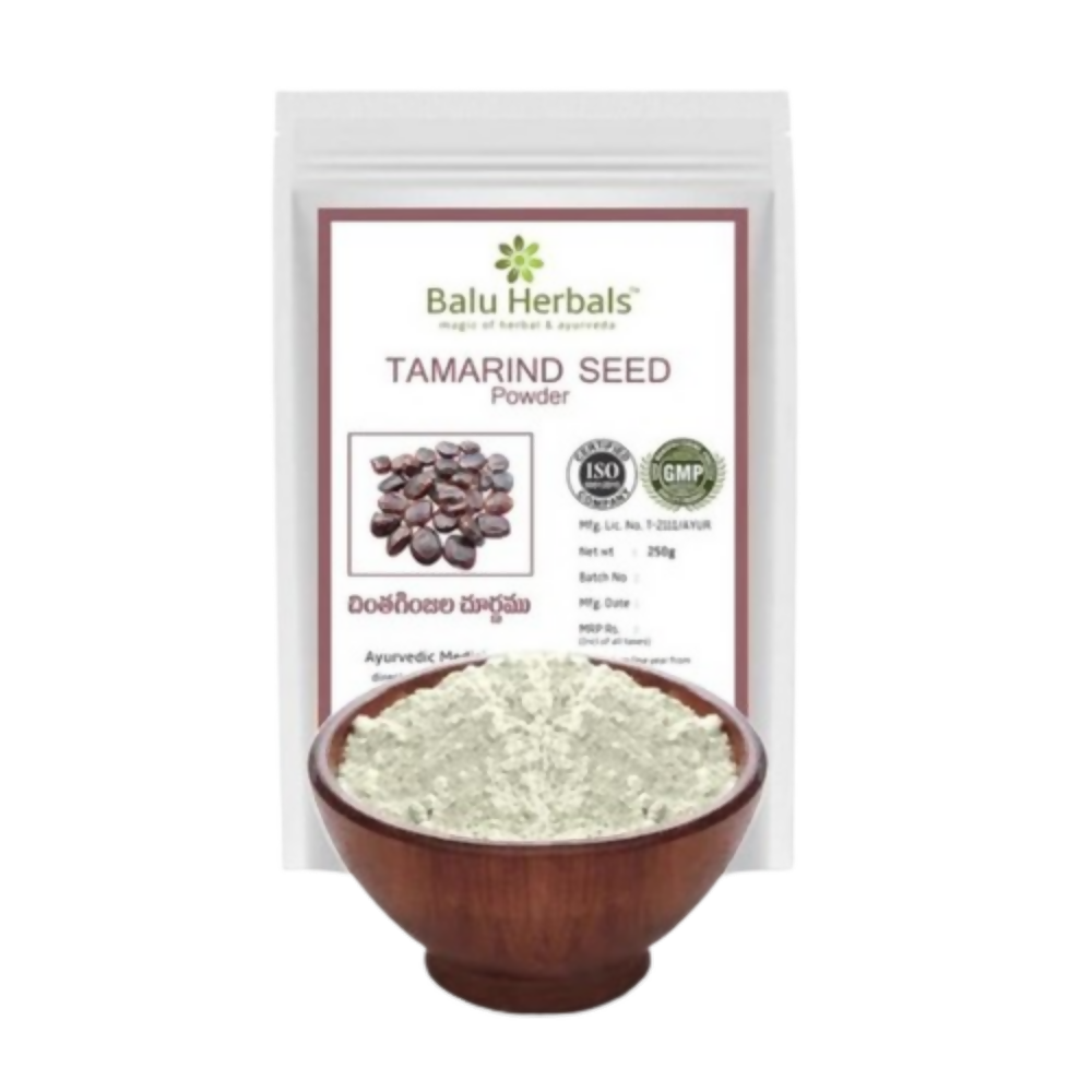Balu Herbals Tamarind Seed (Chintha Ginjala) Powder - Swadesiicart