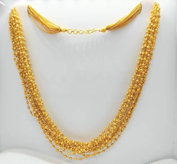 Gold-Polished Layered Necklace | Swadesiicart