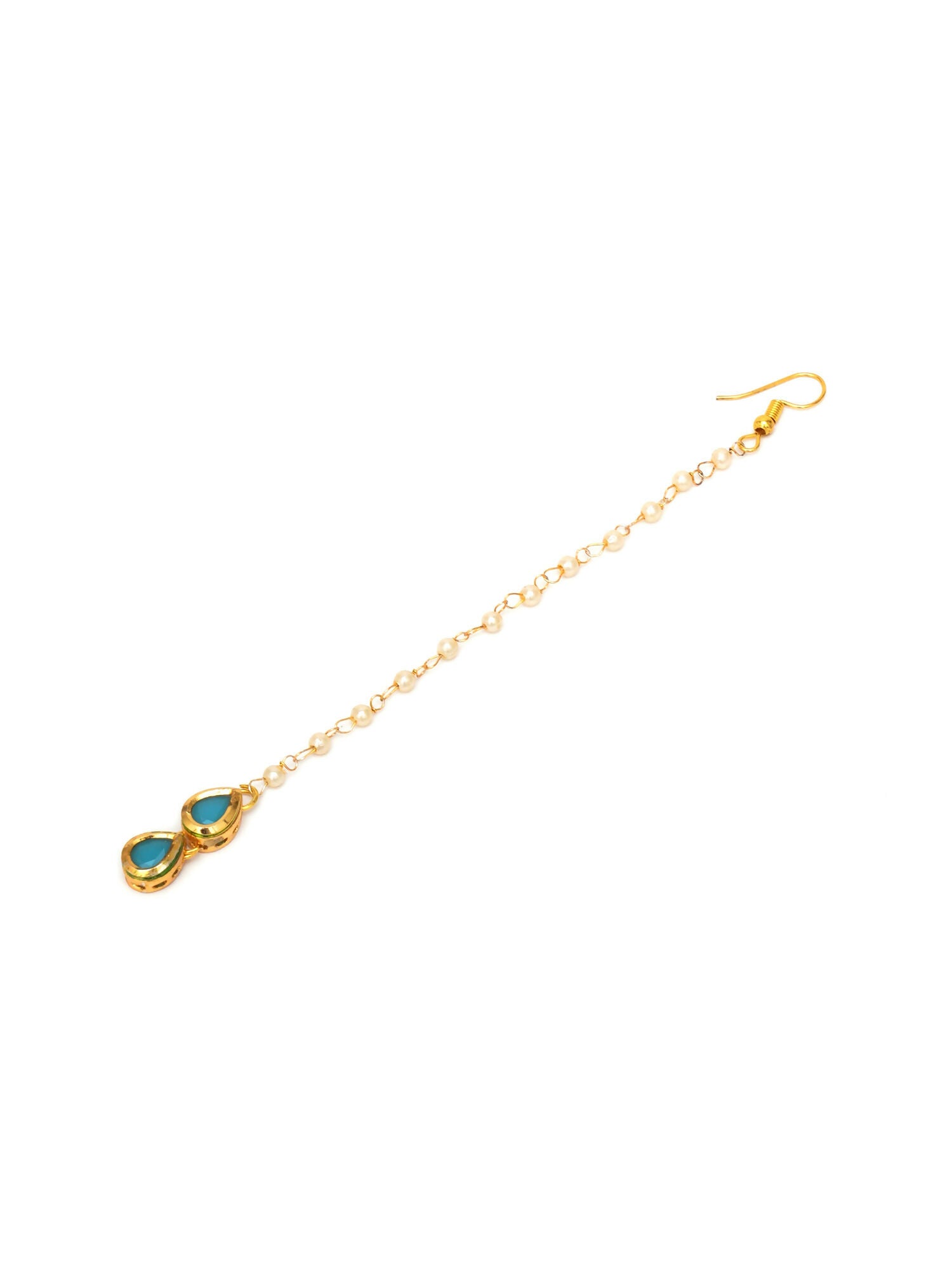 Kundan Maang Tikka (Gold) - Ruby Raang | Swadesiicart
